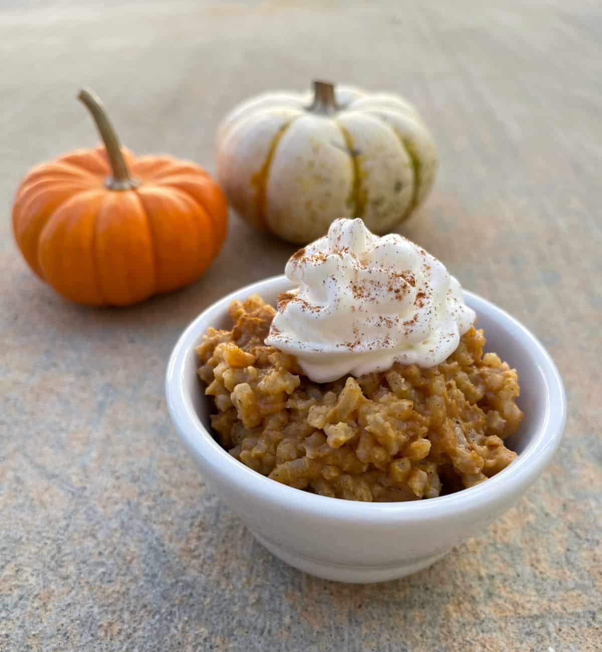 Healthy Pumpkin Rice Pudding: Vegan, GF & Diet-Friendly Fall Dessert